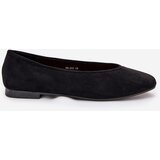 Boto Classic Ballet Flats Made Of Eco Suede Black Osallin | ePonuda.com