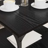  Kava Stol Crni hrast 55 x 55 x 40 cm Konstruirano drvo | shoptok.hr