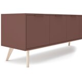 Marckeric TV omarica v mat dekorju v barvi terakote 140x53x40 cm Campus – | Shoptok.si