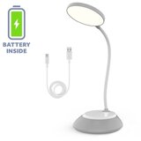  LED prigušiva punjiva stolna lampa VISUA LED/5W/5V 3000-5000K siva | Eponuda.com