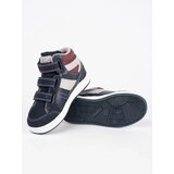 Shelvt Navy blue and red boys' boots | Shoptok.si