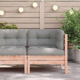 vidaXL Kutna vrtna sofa s jastucima od masivnog drva duglazije | shoptok.hr