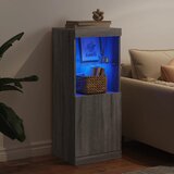  Komoda s LED svjetlima boja sivog hrasta 41x37x100 cm | shoptok.hr