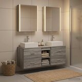  Set namještaja za kupaonicu 5 kom. Siva Sonoma | shoptok.hr