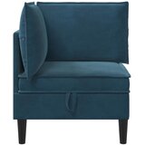 SOFA s pohranom Plava Baršun | shoptok.hr
