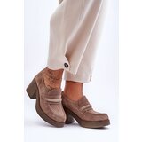 Boto Half-Boots On Heel With Decoration Beige Gelanor | shoptok.hr