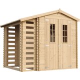 Timbela Lesena vrtna lopa - 272x206xH218 cm/ 4,47 m2 - Vrtna hiša brez podov - M386C, (21884938) Cene