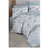Mila Home Plava posteljina za bračni krevet/za produženi krevet s uključenom plahtom/4-dijelna 200x220 cm – | shoptok.hr