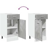 vidaXL Spodnja omarica s predalom betonsko siva 40x46x81,5 cm | Shoptok.si