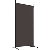 Sobna pregrada s 2 panela smeđa 175 x 180 cm od tkanine | shoptok.hr