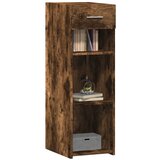  Komoda boja dimljenog hrasta 30x42,5x93 cm konstruirano drvo | shoptok.hr