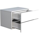 MID.YOU Nočna Omarica Usal L 45, Bela | Shoptok.si