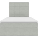 s madracem i skladištem Svijetlo siva 120 x 200 cm | shoptok.hr