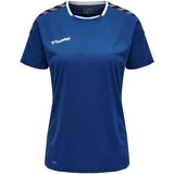 Hummel Tehnička sportska majica plava / tamo siva / crna / bijela