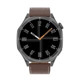 Ms Mobile DT5 Smart Watch crni (crna silikonska i braon kožna narukvica) | Eponuda.com