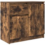 vidaXL Komoda s ladicama dimljenog hrasta 71x35x65cm konstruirano drvo | shoptok.hr