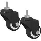 Dizalni kotač 2 pcs Crna 40,4 x 40,4 x 19,7 mm Željezo i najlon | shoptok.hr