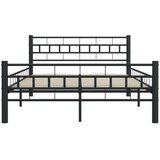  Za krevet crni čelični 140 x 200 cm | shoptok.hr
