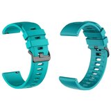 Chameleon Silikonski pašček, 20 mm, neon temno turkizna, za pametno uro | Shoptok.si