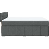  Krevet s oprugama i madracem tamnosivi 140x190 cm od tkanine | shoptok.hr