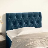  Uzglavlje tamnoplavo 80x7x78/88 cm baršunasto | shoptok.hr