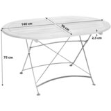Gardenson Vrtna Miza Schlossgarten, 140x90, Masivno | Shoptok.si