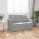 Krevet na razvlačenje Svijetlo siva 124 x 71 x 78 cm Baršun | Eponuda.ba
