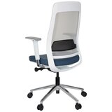 MID.YOU Pisarniški Stol Chiaro T1 White, Modra, Siva | Shoptok.si