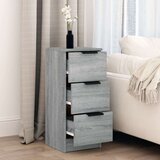  Komoda siva sonoma 30x30x70 cm konstruiran les, (20600676) | Shoptok.si