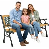  Vrtna drvena klupa Elegant - 125 cm | Shoptok.si