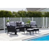 Venture Home Knock vrtna lounge garnitura, crna | shoptok.hr
