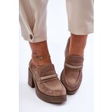 Boto Half-Boots On Heel With Decoration Beige Gelanor | shoptok.hr