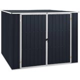 vidaXL Vrtna lopa antracitna 195x198x159 cm pocinkano jeklo Cene