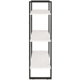 vidaXL ormarić za knjige s 3 razine bijeli 80x30x105 cm od borovine | shoptok.hr