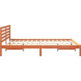  Konstrukcija postelje z vzglavjem Voskast rjav 160 x 220 cm, (5000128026) | Shoptok.si