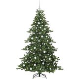 vidaXL Umjetno božićno drvce s nogom with LEDs s stalakom 180cm PVC | shoptok.hr