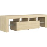 vidaXL TV ormarić s LED svjetlima boja hrasta sonome 140x36,5x40 cm | shoptok.hr