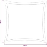  Presvlaka za jastuk 2 pcs HOUTEN Crna 35 x 35 cm Flanel | shoptok.hr