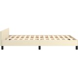  Okvir za krevet s uzglavljem krem 120x200 cm od umjetne kože | shoptok.hr