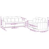  2-dijelni set sofa s jastucima tamnozeleni baršunasti | shoptok.hr