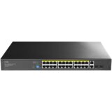 Cudy Svič 10/100/1000 24-port GS1026PS2/24 PoE+/2x Uplink/2x SFP/300W | Eponuda.com