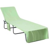 vidaXL Brisače za ležalnik 2 pcs Zelena 210 x 75 cm | Shoptok.si