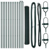 vidaXL Ograjni Set Set 2 Temno Zelena Jeklo 25 x 1 m Zunanja Ograja | Shoptok.si