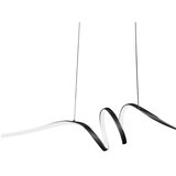  LED luster na sajli LOOP LED/28W/230V, crni | Eponuda.com