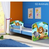  Dječji krevet ACMA s motivom, bočna plava 160x80 cm 02 Animals | shoptok.hr
