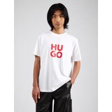 Hugo Majica 'Daltorip' tamno crvena / bijela | shoptok.hr