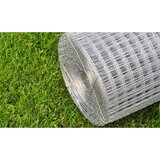  Mrežna ograda od pocinčanog čelika za kokoši 10 x 1 m srebrna | shoptok.hr