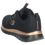 Skechers ženske Modne superge 12615 BKRG Mujer Negro Črna Cene
