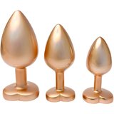 DREAMTOYS Gleaming Love Plug Set Matte Gold | Shoptok.si