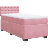 Box spring krevet s madracem ružičasti 80 x 200 cm baršunasti | shoptok.hr